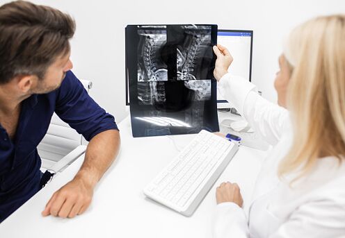 Diagnóstico de osteocondrosis cervical en humanos